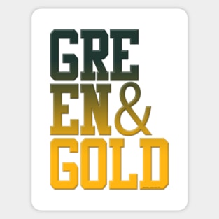 Green & Gold Sticker